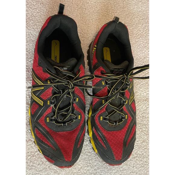 new balance 710 mens size 9.5 shoes red athletic trail running hiking sneakers - Picture 1 of 9